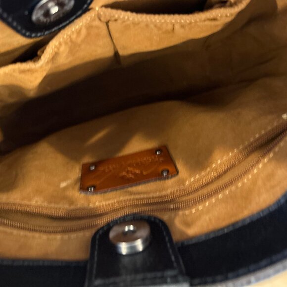 PATRICIA NASH BLACK SHOULDER BAG SIZE LG - Picture 6 of 7